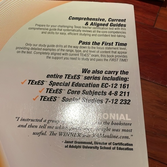 TExES Core Subjects EC-6 (291) Teacher exam Prep book texas - Picture 10 of 10